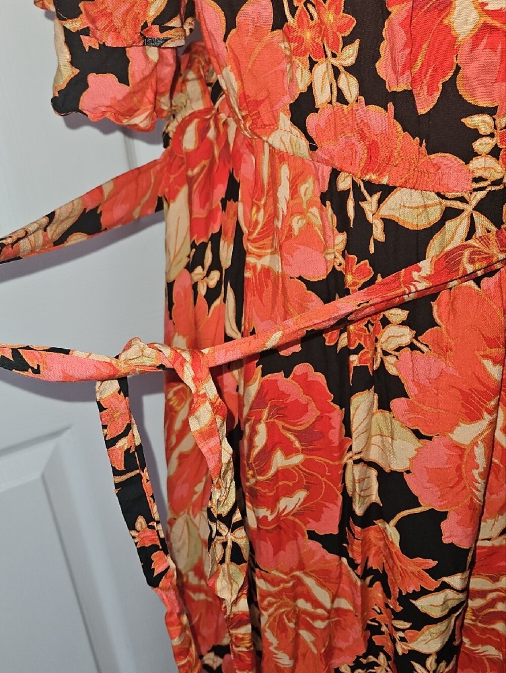 Anthropologie Abel The Label Lola Floral Boho Maxi Dress M (Read) - Picture 10 of 13